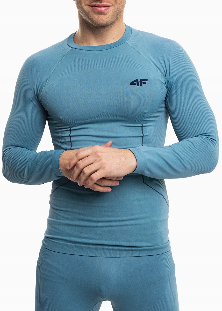Pánské termoaktivní tričko 4F s dlouhým rukávem, bezešvé, velikost S/m