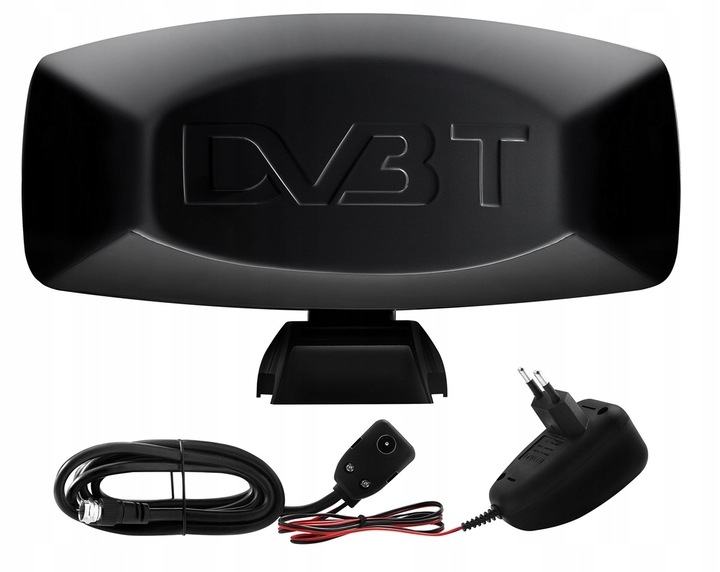 Pokojová DVB-T2 Dvb-t anténa se zesilovačem 45 dB