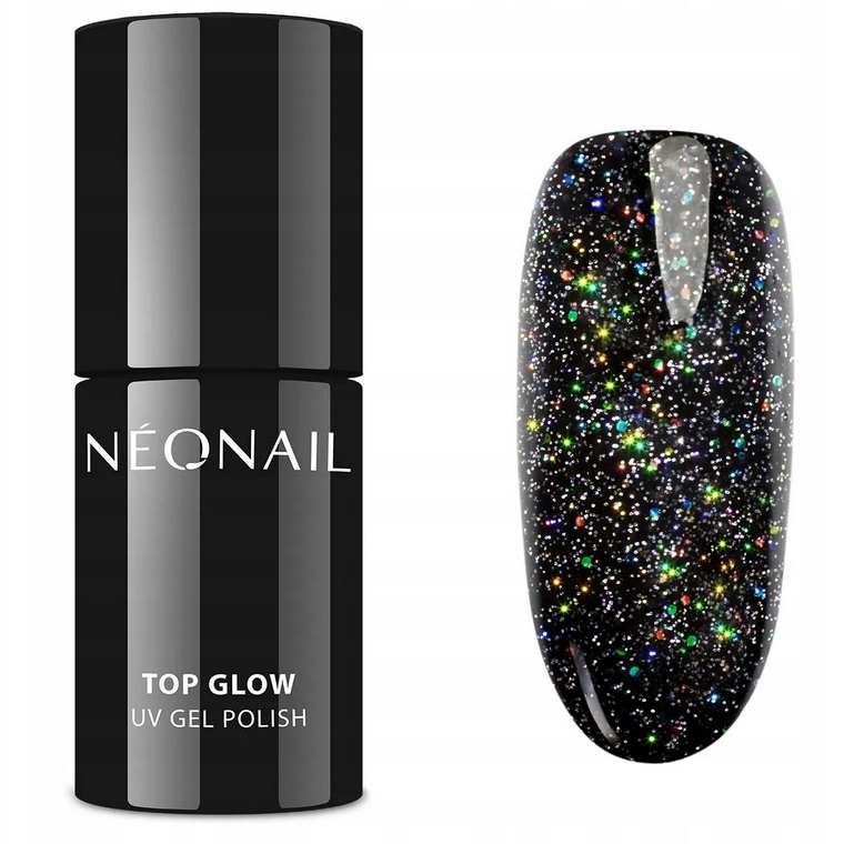 Neonail Top Hybrydowy Glow Multicolor Holo 7,2 ml