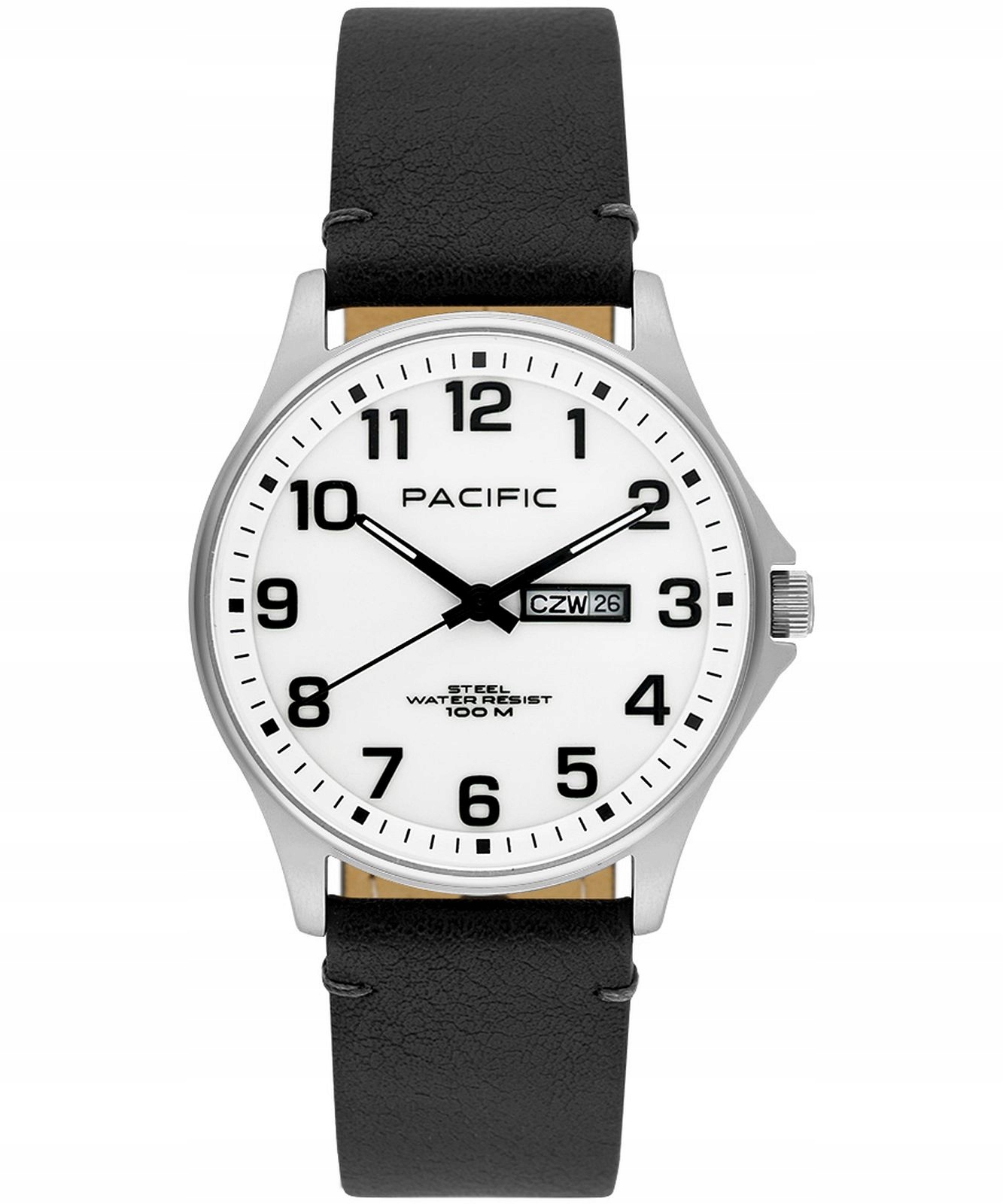 Pacific Polska SMA-1073D-07 klasické hodinky s orlem a polskou datumovkou