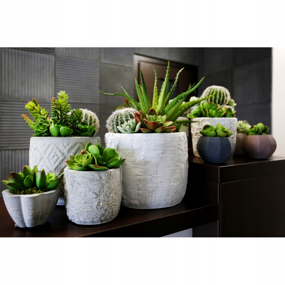 DONICZKA BETONOWA 10x9cm - beton architektoniczny Średnica 10.2 cm