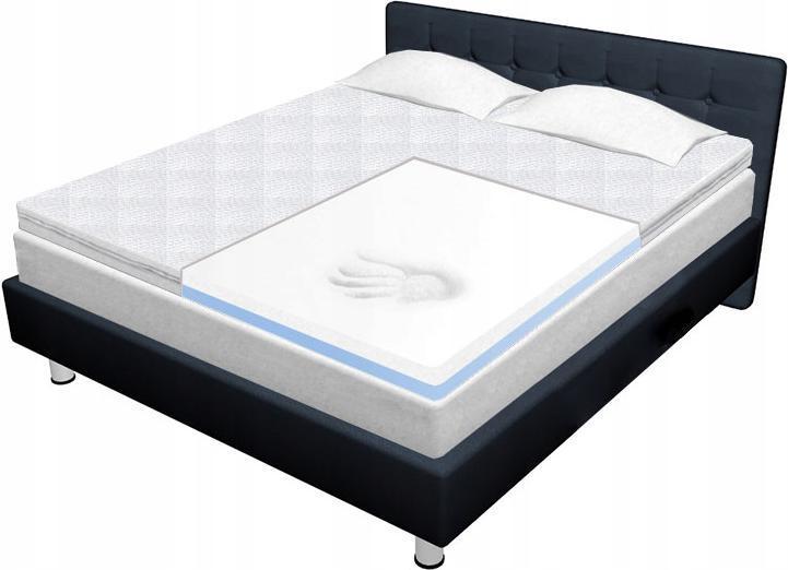 Vrchný matrac 120x200, viskózny plast, H1 H2 8 cm, pohodlný, pamäťová pena