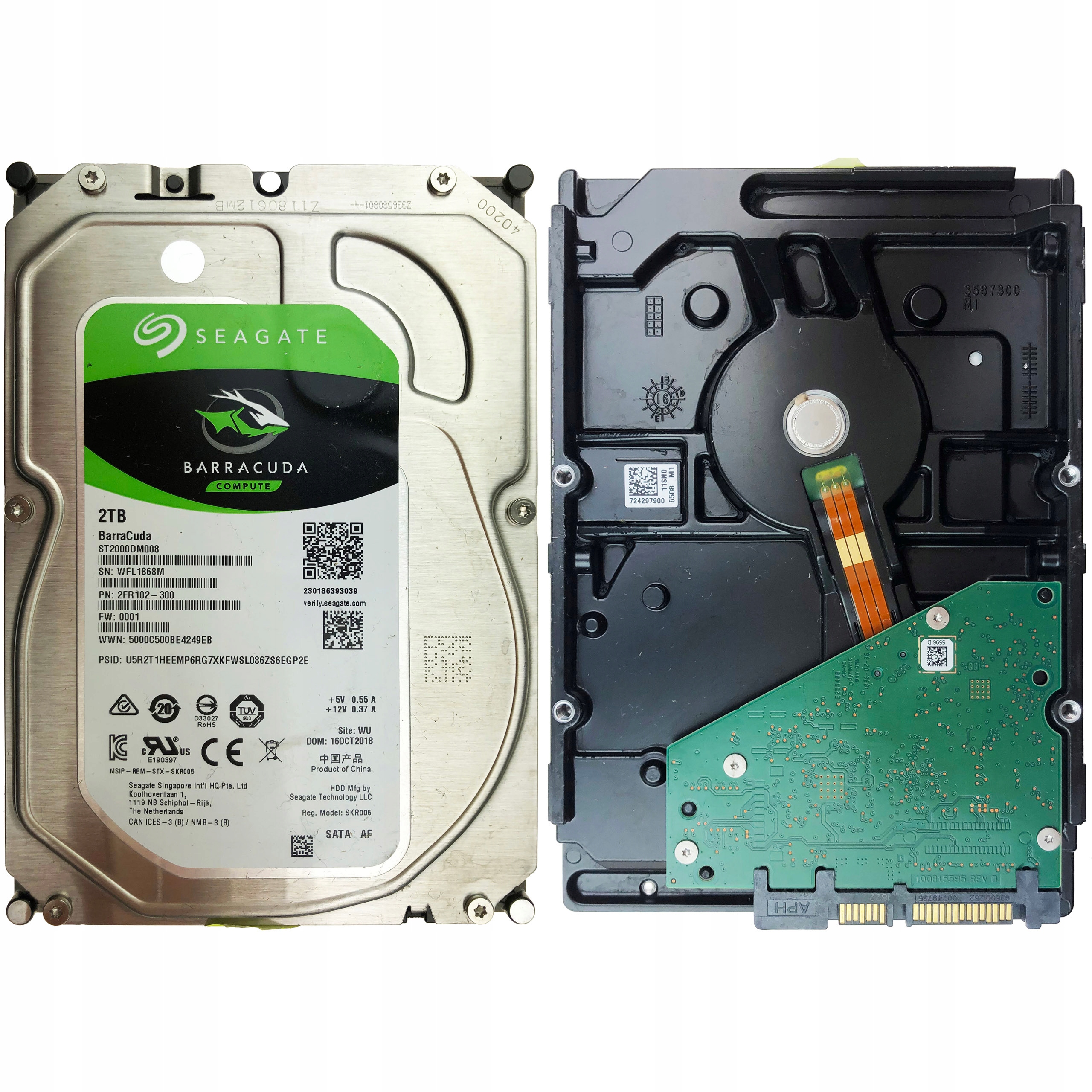 Seagate Barracuda 8TBとORICO 2セット Seagate Barracuda 8TBとORICO