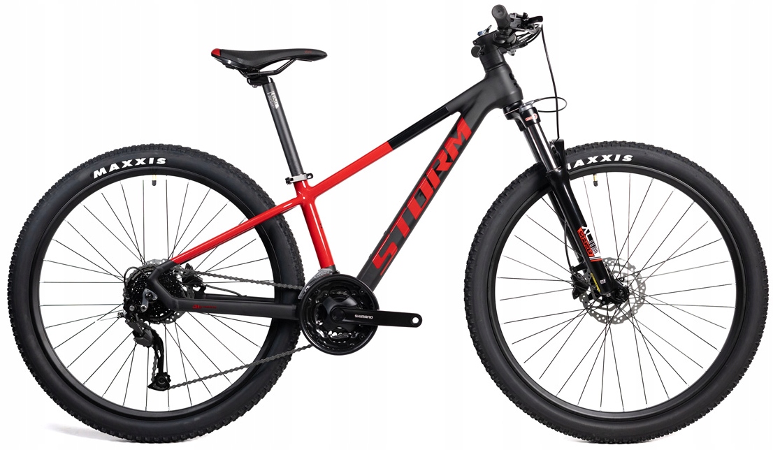Rower górski męski Storm Trail men 27,5 3.0 13" czarno-czerwony