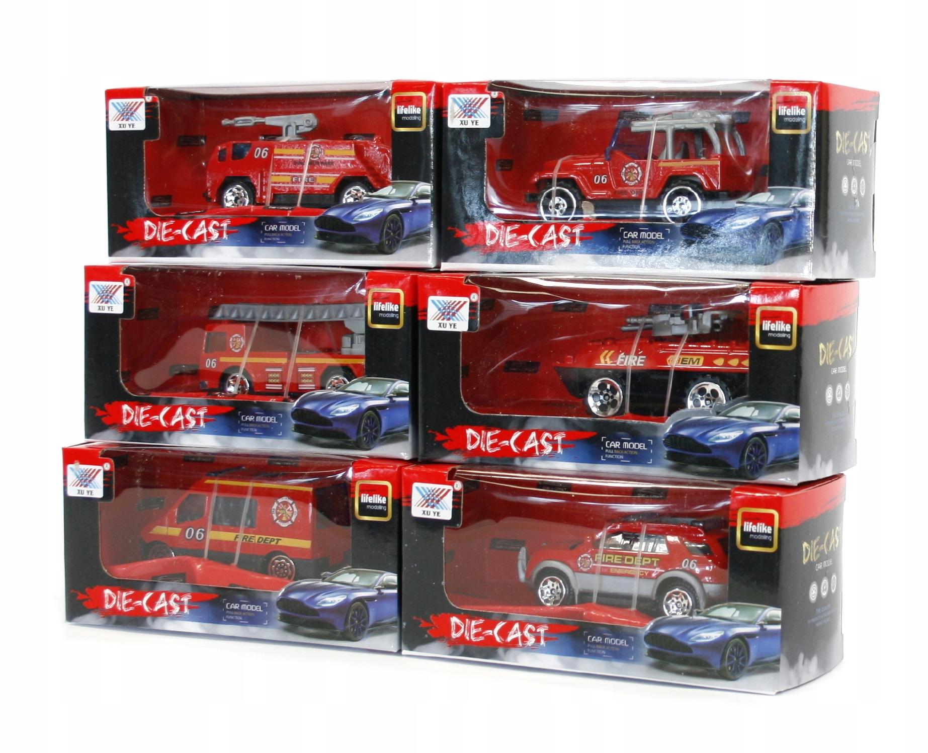 SAMOCHÓD STRAŻACKI STRAŻ POLICJA AUTO RÓŻNE WZORY Marka Midex