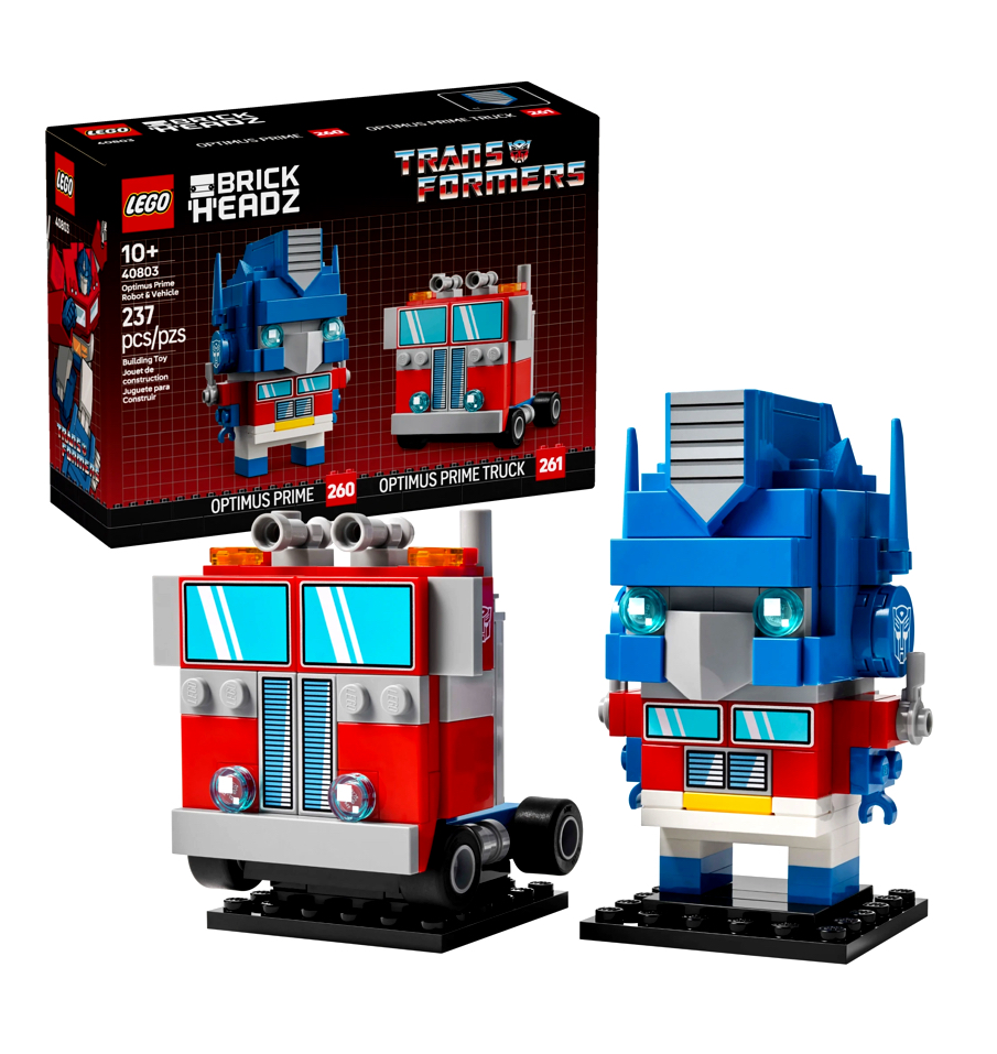Lego BrickHeadz 40803 Robot a vozidlo Optimus Prime Transformers exkluzivní