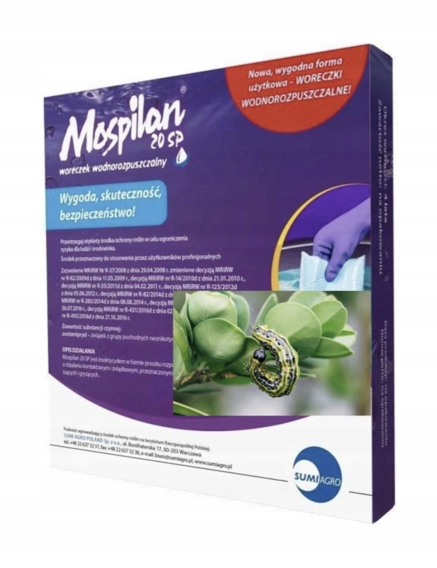 

Mospilan 20 Sp 40g owadobójczy stonka mszyca