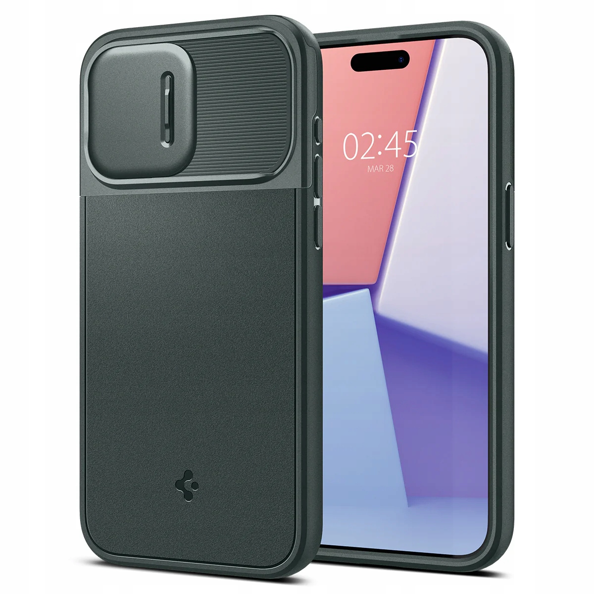Spigen Optik Armor MagSafe, abyss green iPhone 15 Pro