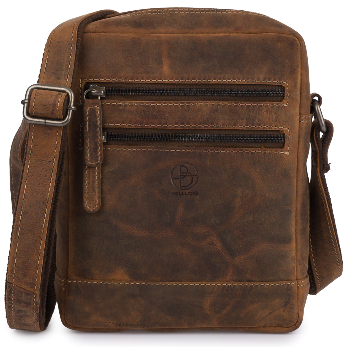 Tmavě hnědá kožená taška Amadeo VI