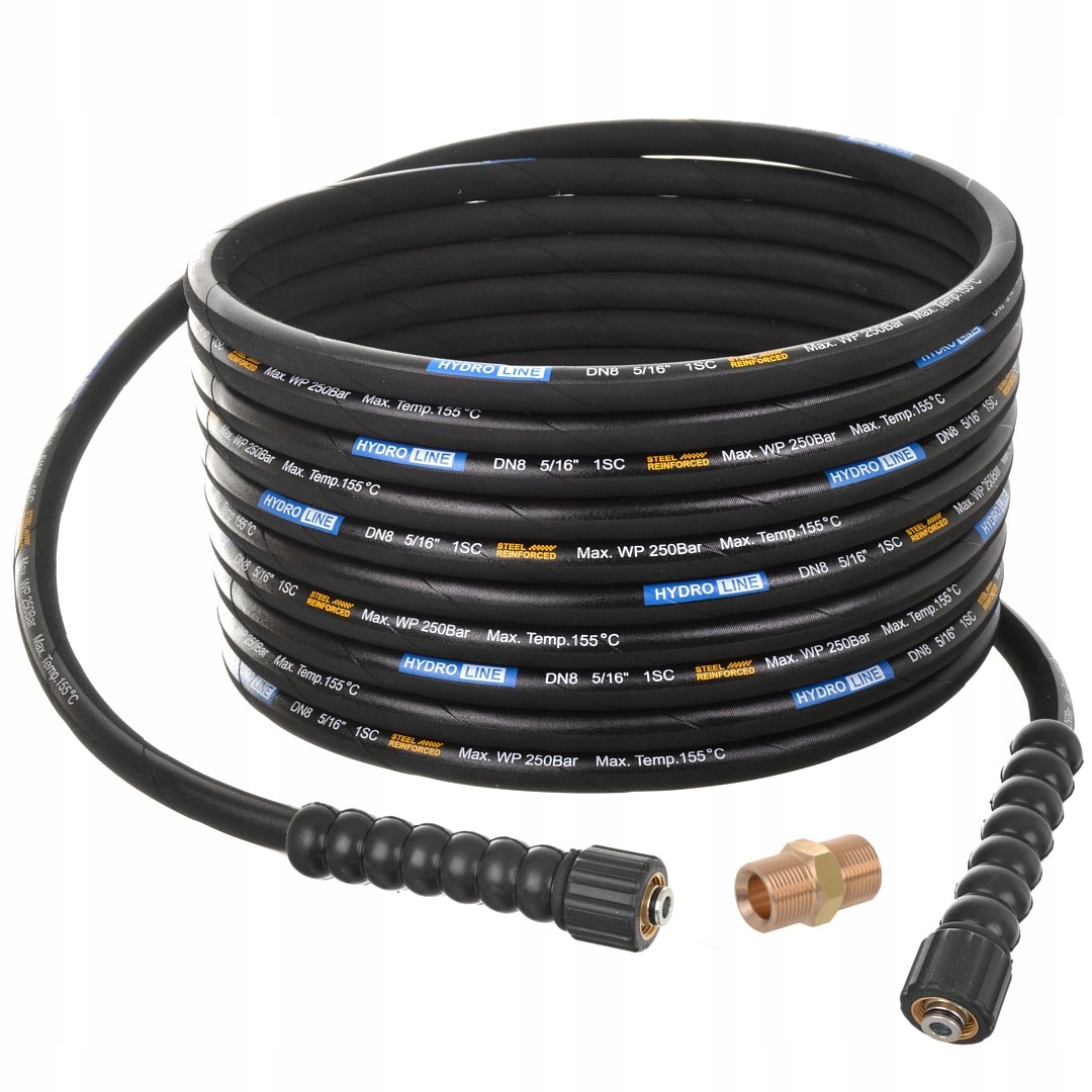 

Wąż 20m DN8 250BAR przewód przedłużka do Karcher H