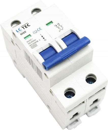 

B 16A 2P Wyłącznik Nadpradowy Bezpiecznik B16 LC