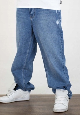 Kalhoty I8 Denim BAG99 Baggy modré