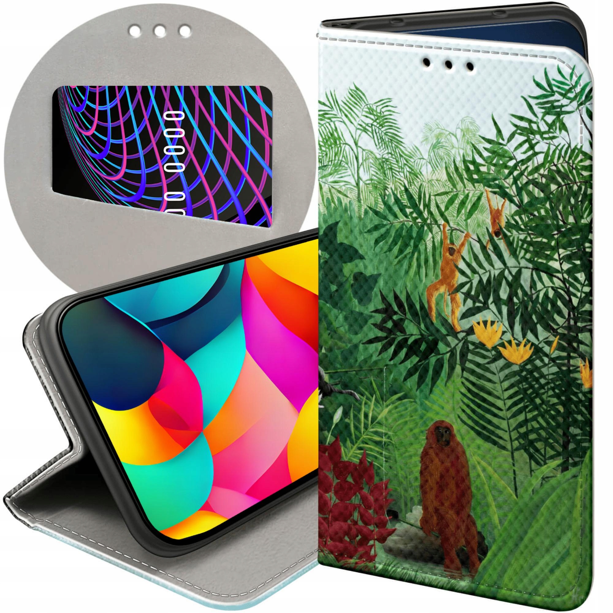 Etui Z Klapką Do Motorola Moto G14 Henri Rousseau Futerał Pokrowiec