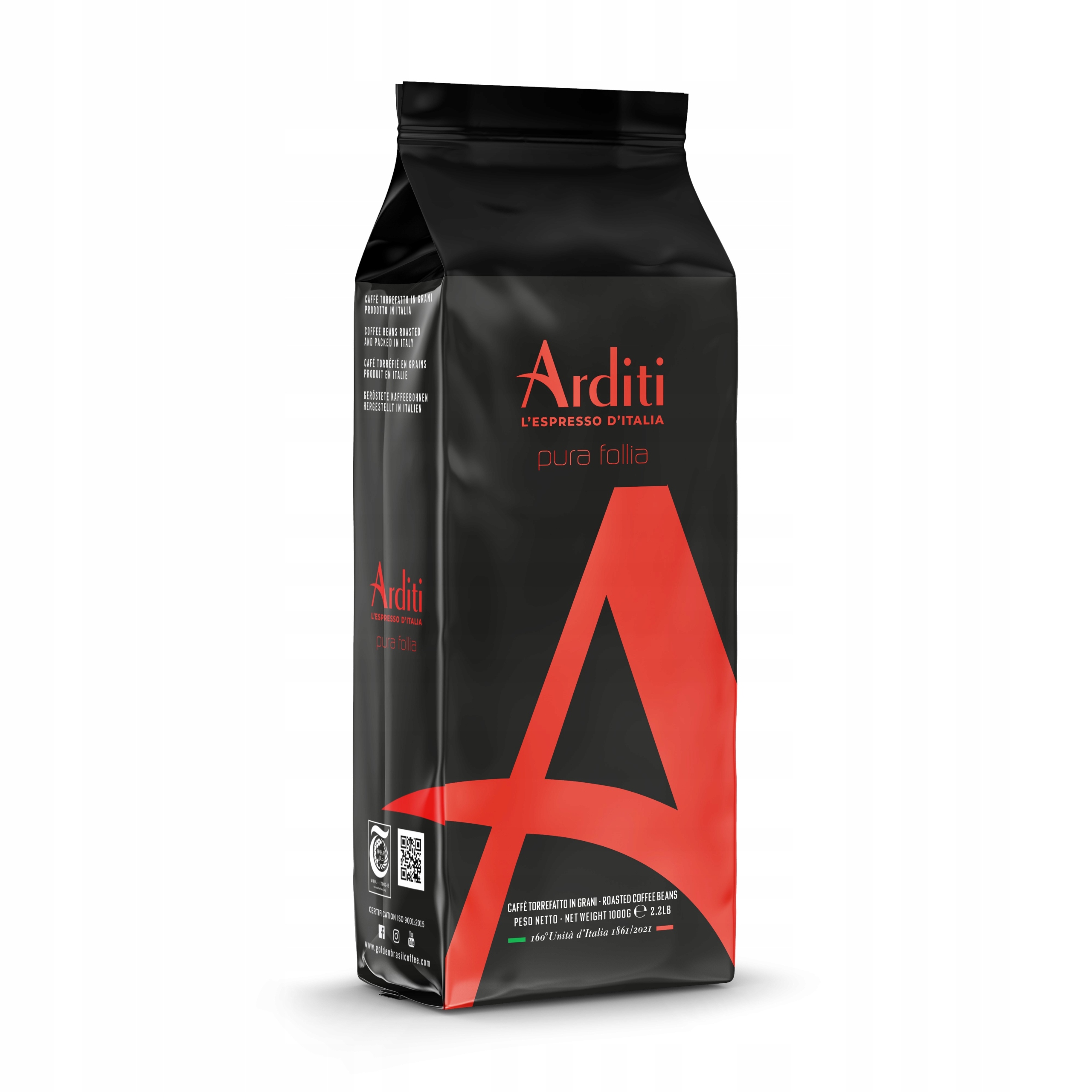 Arditi Pura Follia 60% Arabica, 40% Robusta ziarna 1 kg