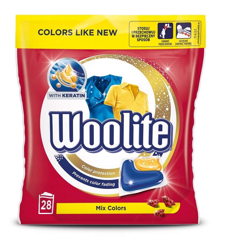 

Woolite Mix Colors kapsułki do prania 28szt