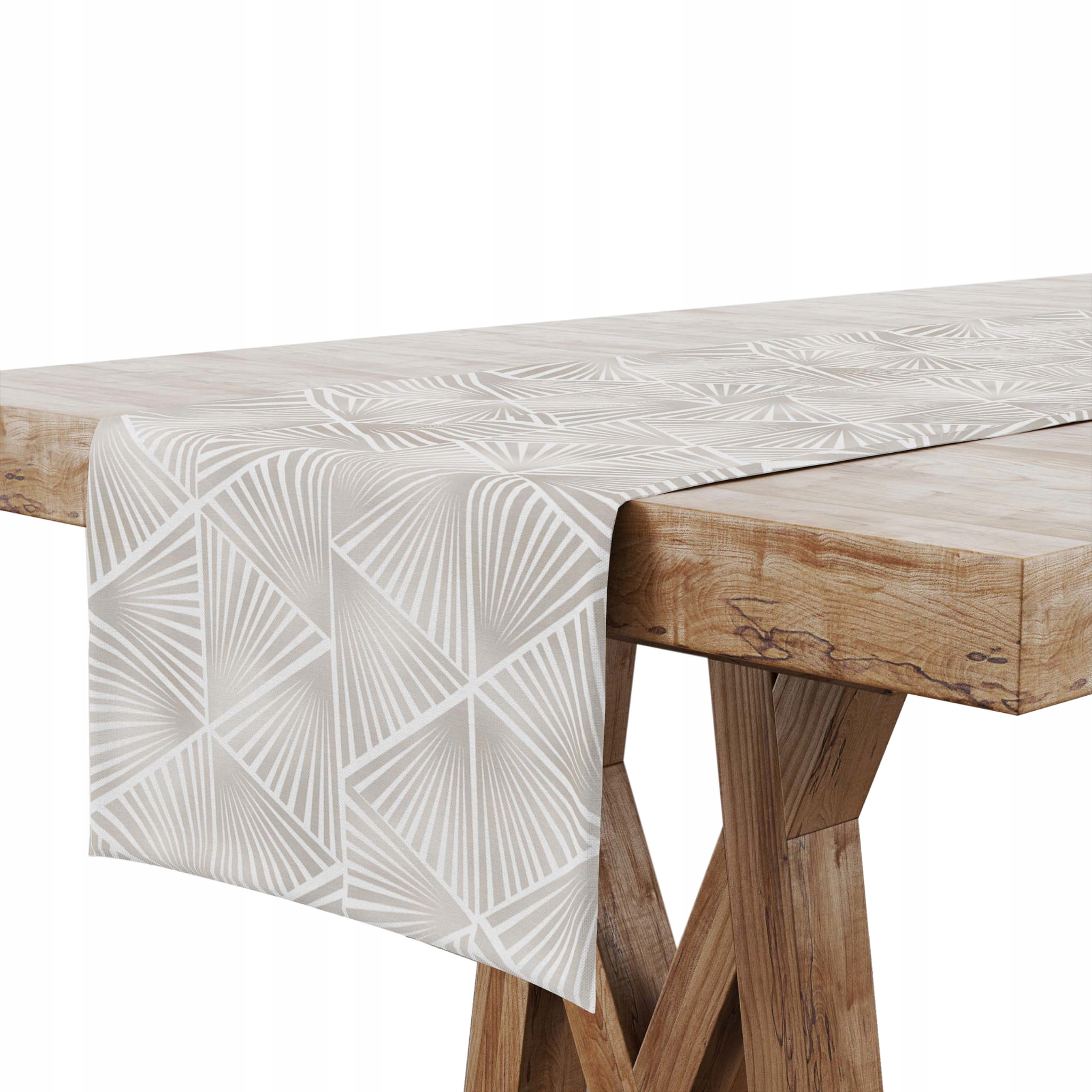 

Bieżnik na Stół 40x120 Dekoracyjny Beżowy 8275