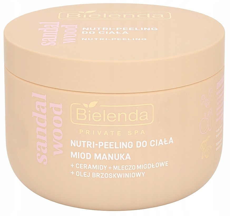 BIELENDA PRIVATE SPA NUTRI PEELING SANDAL WOOD ODŻYWCZY 300G