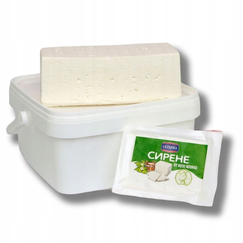 Ser Kozi Sirene Bułgarskie Do Szopskiej Sałatki Solankowy 100% Mleko Kozie