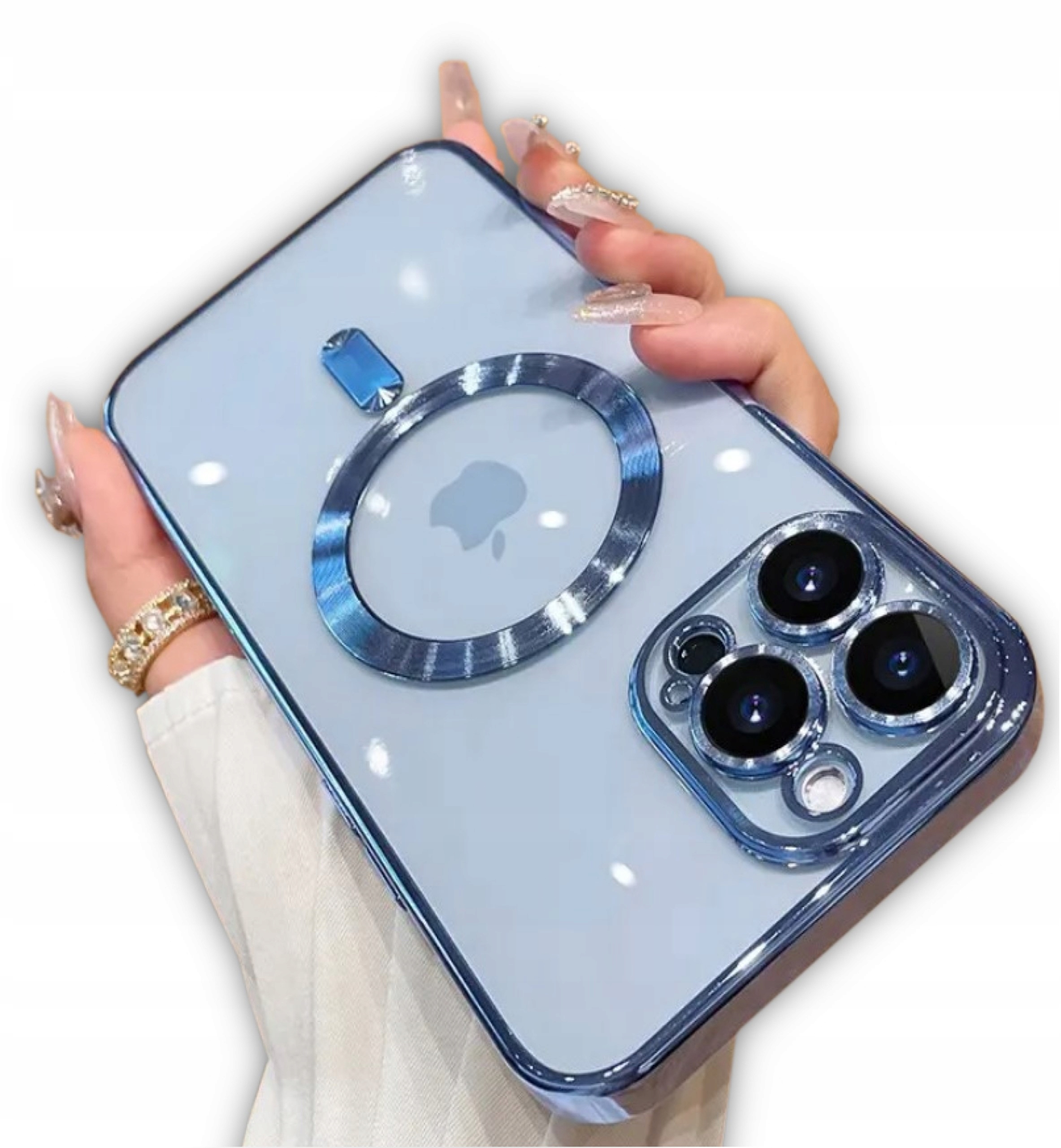 MAGNETYCZNE ŁADOWANIE ETUI OBUDOWA CASE DO IPHONE 13 PRO KOLORY + SZKŁO Kod producenta Bowi etui obudowa case 320201605341