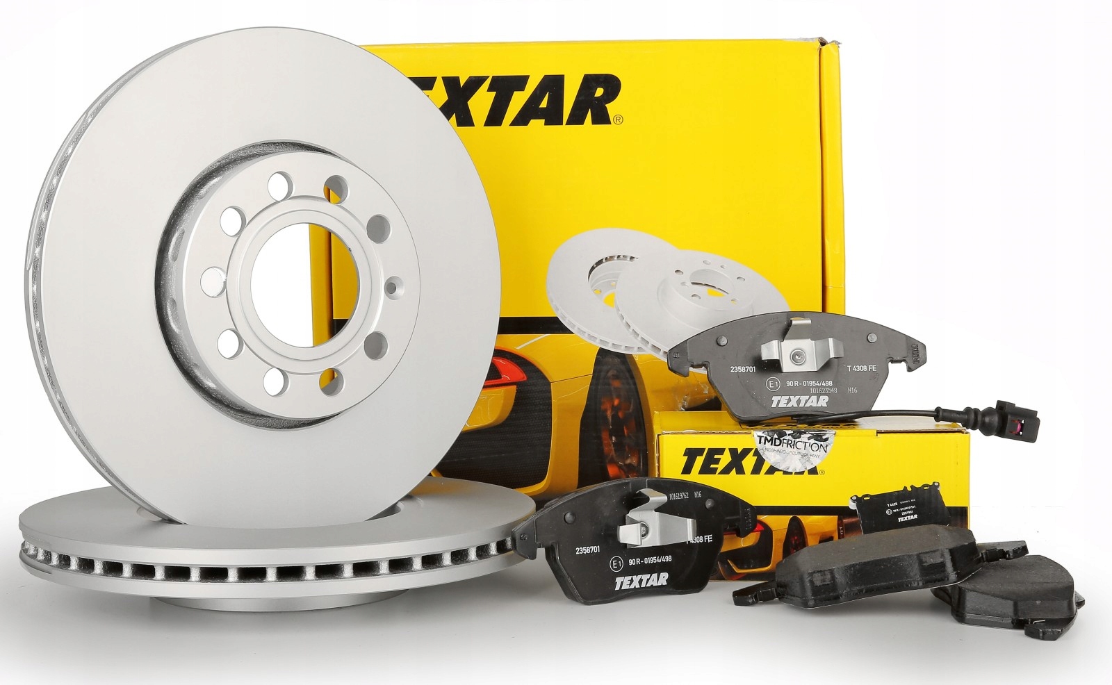 

Tarcze Klocki Textar Przód Audi A4 B6, B7 312mm