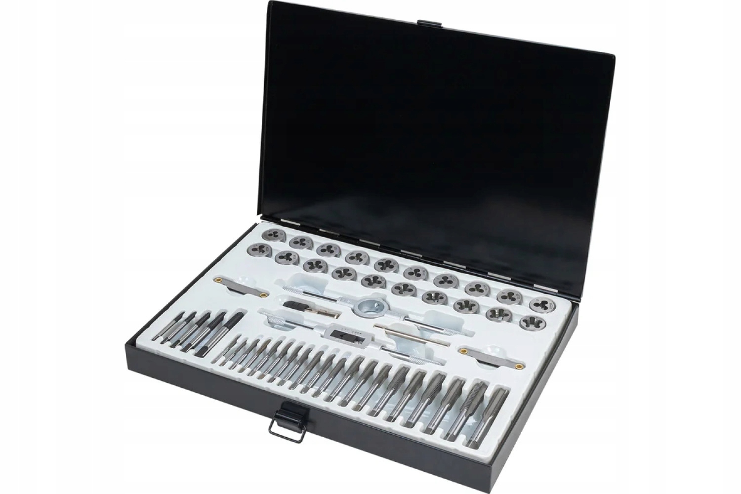 Sada závitníků a závitníků M3-M8 kovový kufr 50 ks Jbc