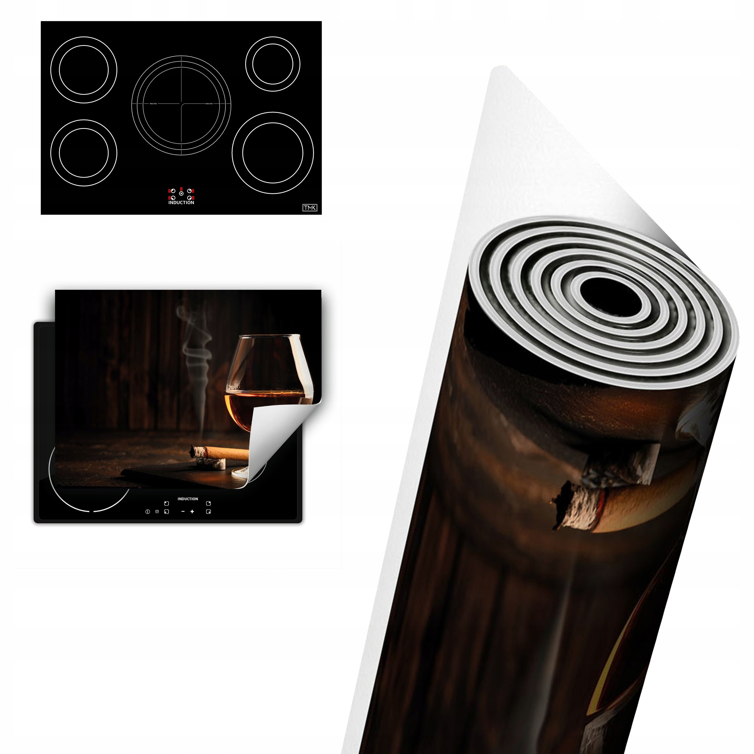 Vinylová Ochrana Na Indukci Pracovní Deska 80x52 Cigaro