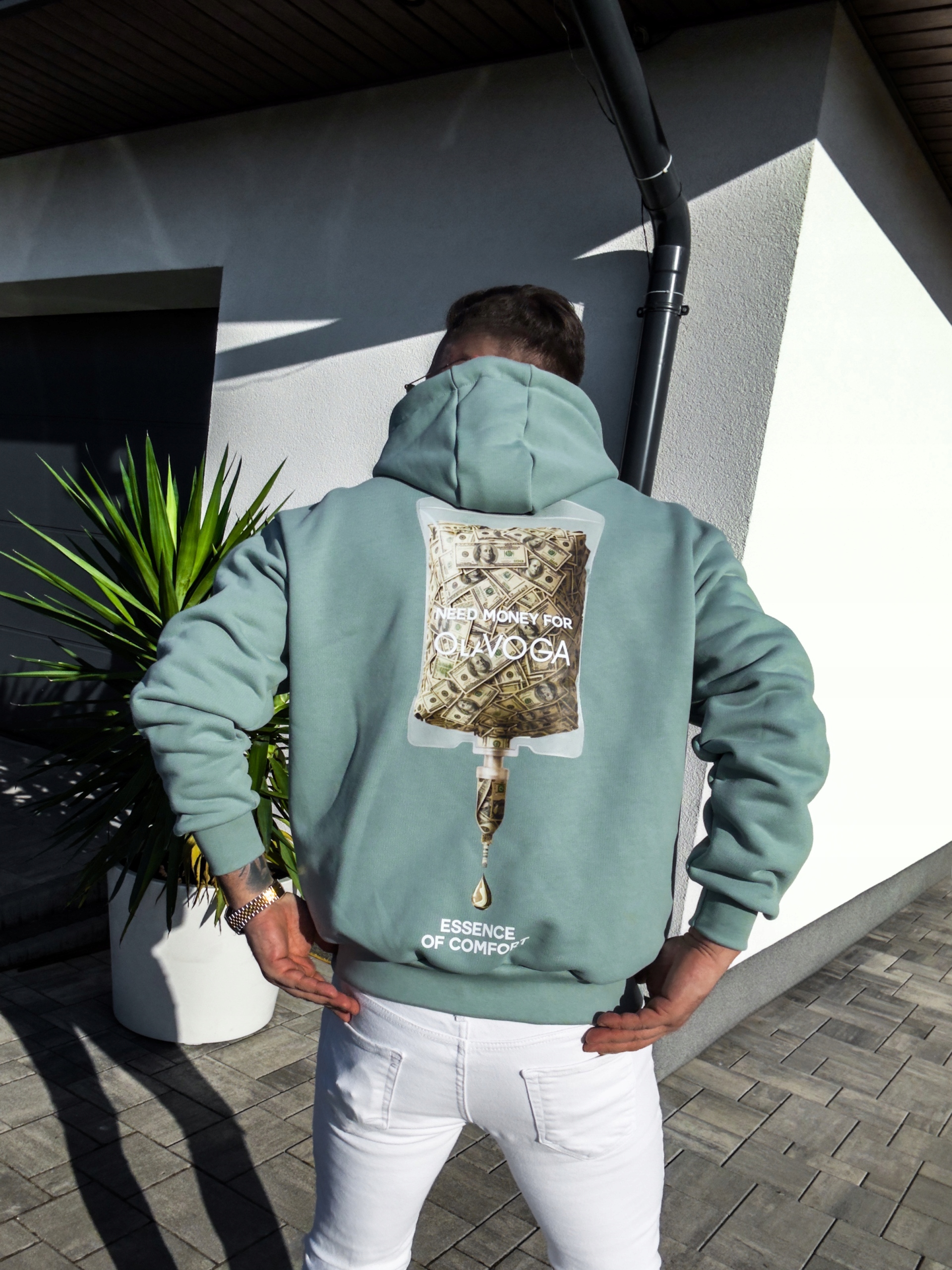 Pánská Mikina Money Olavoga Mineral XL