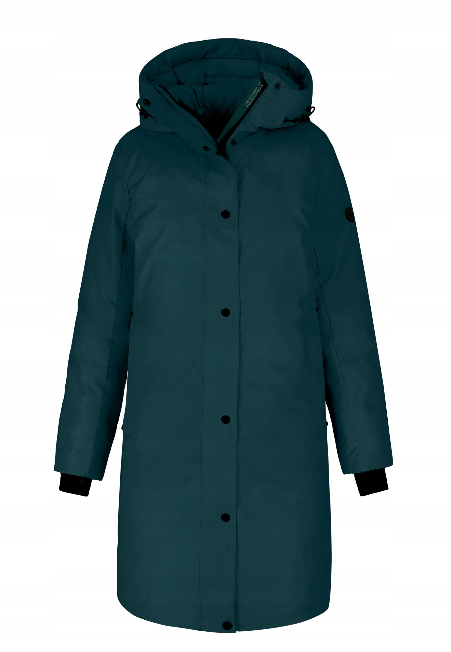 Dámský teplý Voděodolný 5000 Zimní Kabát tyrkysový Volcano J-isla L