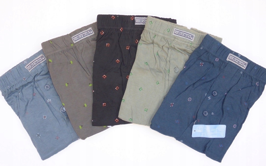 3x BOKSERKI LUŹNE 100% Bawełna Cotton World XL Rozmiar XL