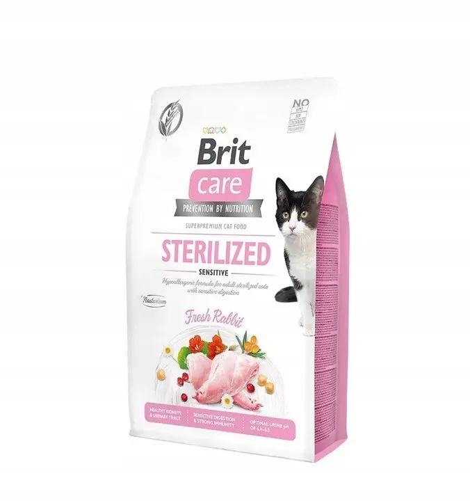 Levně Brit Care kočky bez obilovin sterilizované sensitive 2 kg