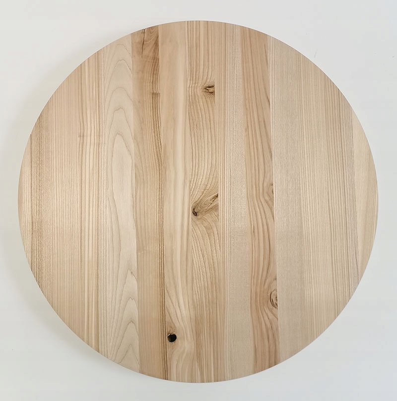 Jasanová deska kulatý o průměru 40 cm a tloušťce 2 cm Rustikal pro stůl Jasan 40 cm
