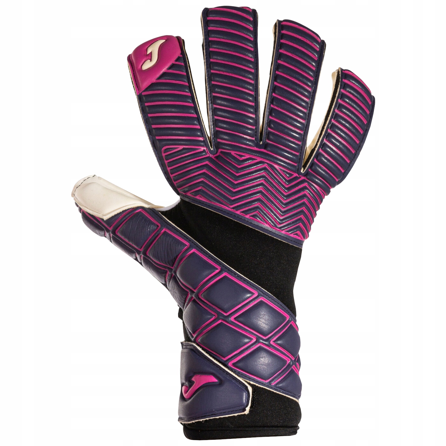 Joma Area 19 Goalkeeper Gloves (8) Pánské brankářské rukavice Latex Fiol