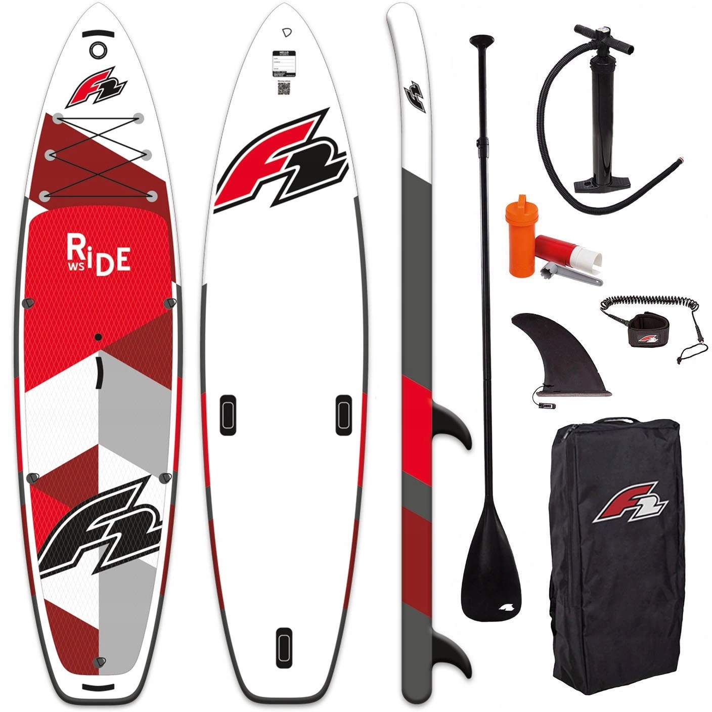 Deska Windsup pompowana pod żagiel F2 windsurfing Ride Ws 11'5 350 cm