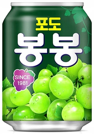

Napój winogronowy z kawałkami owoców 238ml Korea