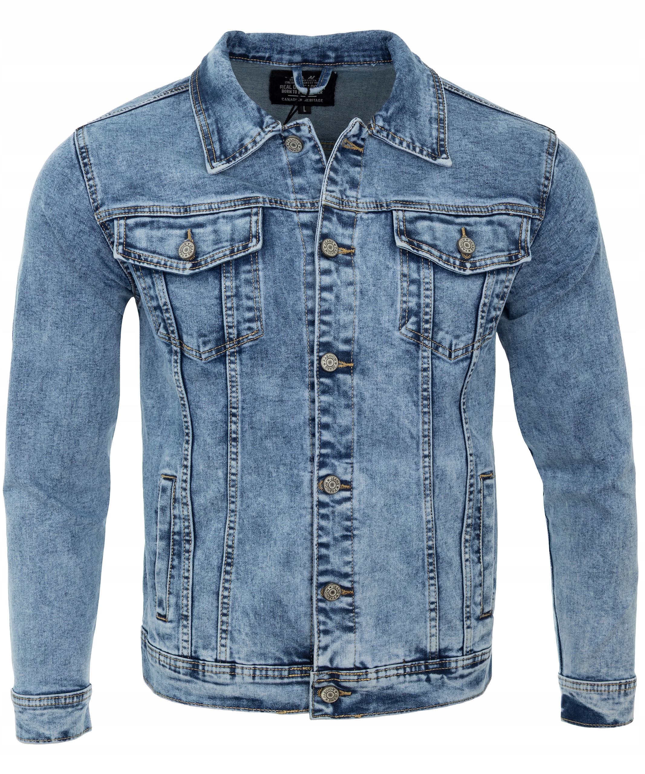 Pánská bavlněná džínová bunda Plus size, klasická, pohodlná, velikost 4XL