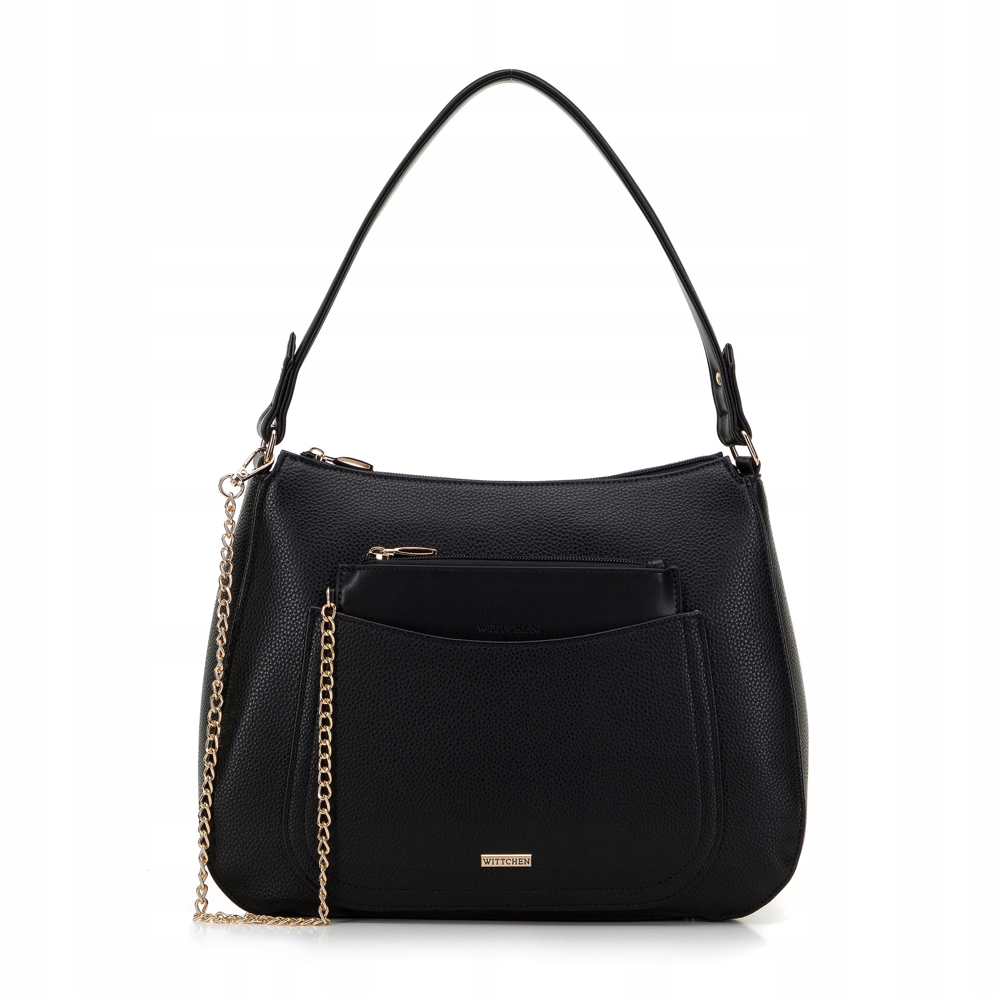 WITTCHEN torebka worek z ekoskóry czarna Marka WITTCHEN