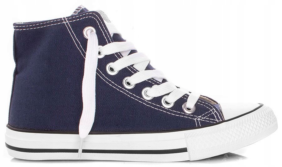 WYSOKIE MĘSKIE GRANATOWE TRAMPKI TENISÓWKI 41 Rozmiar 41