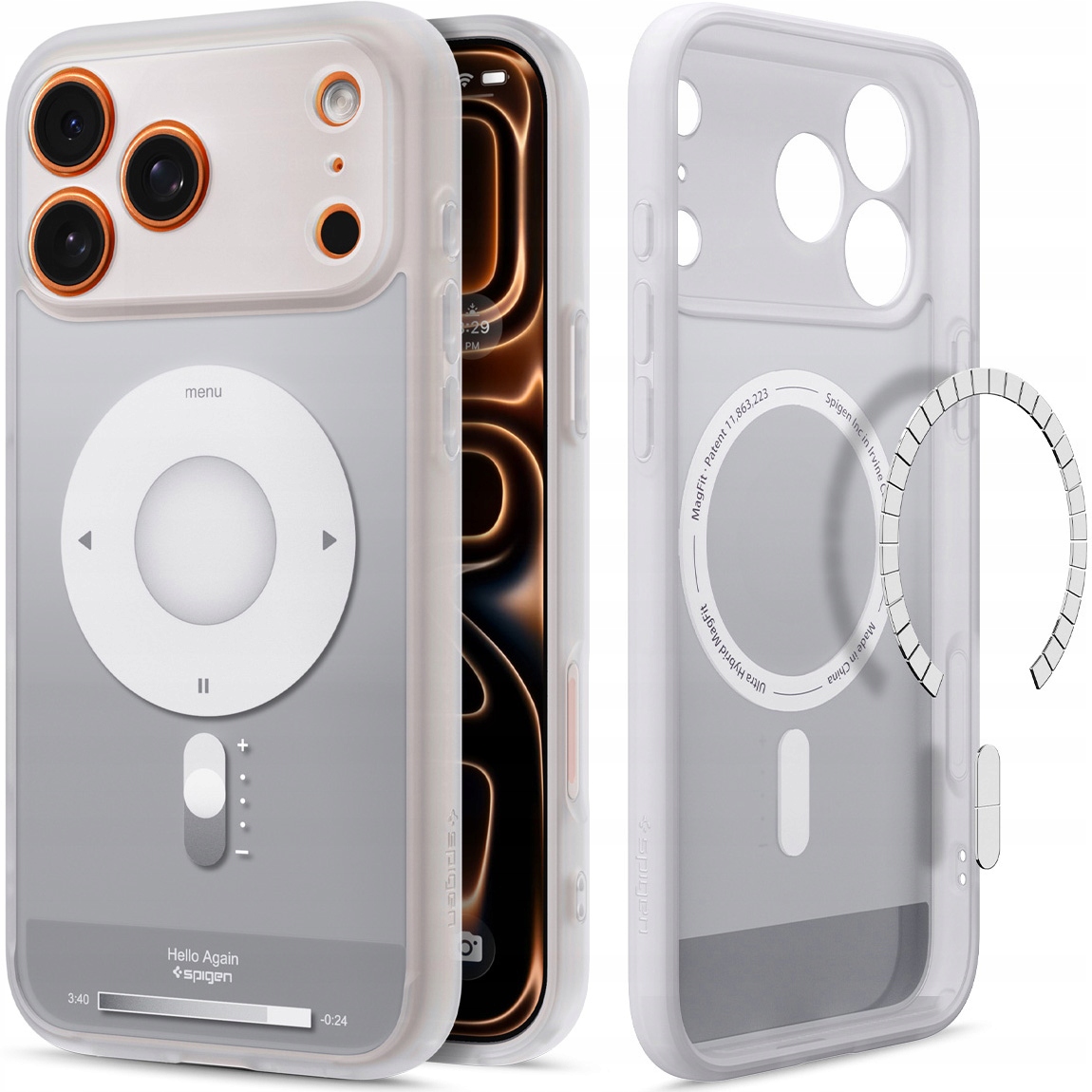 Pouzdro pro iPhone 17 Pro Max, Spigen Ultra Hybrid Mag pouzdro pro MagSafe, stylové