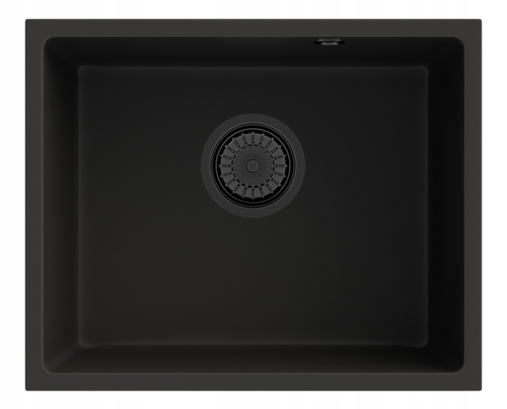 Granitový Drez Pod Dosku Čierny Klik Klak Manado 50