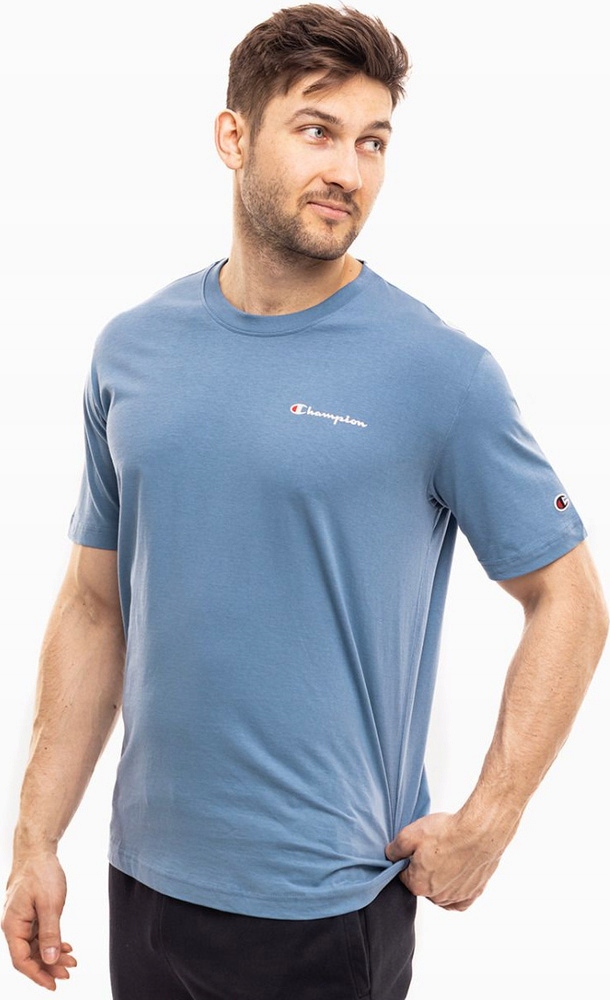 Pánské Tričko Champion Ss Tee Modré 220264 BS099 vel M