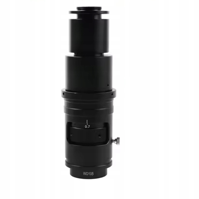 Mikroskopický Objektiv Zoom 0.7-5X 25-500X WD100 Pro C-mount Inspekce Pcb