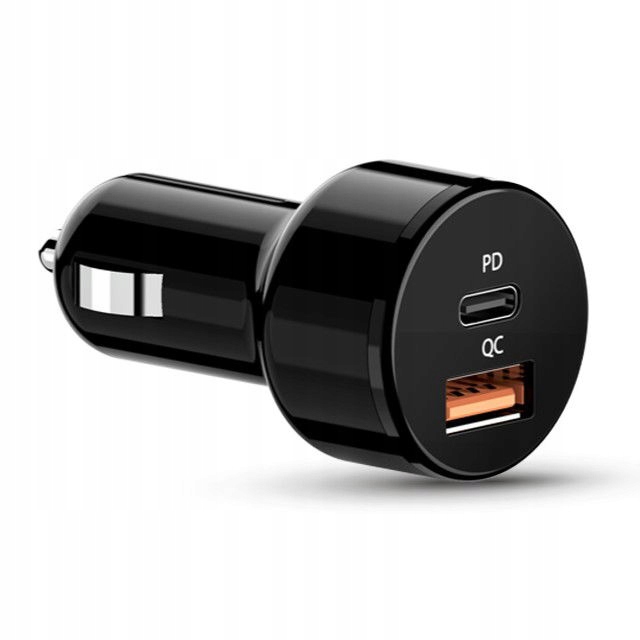 Genius szybka ładowarka PD-36AC-Car, 36W (2x18W)