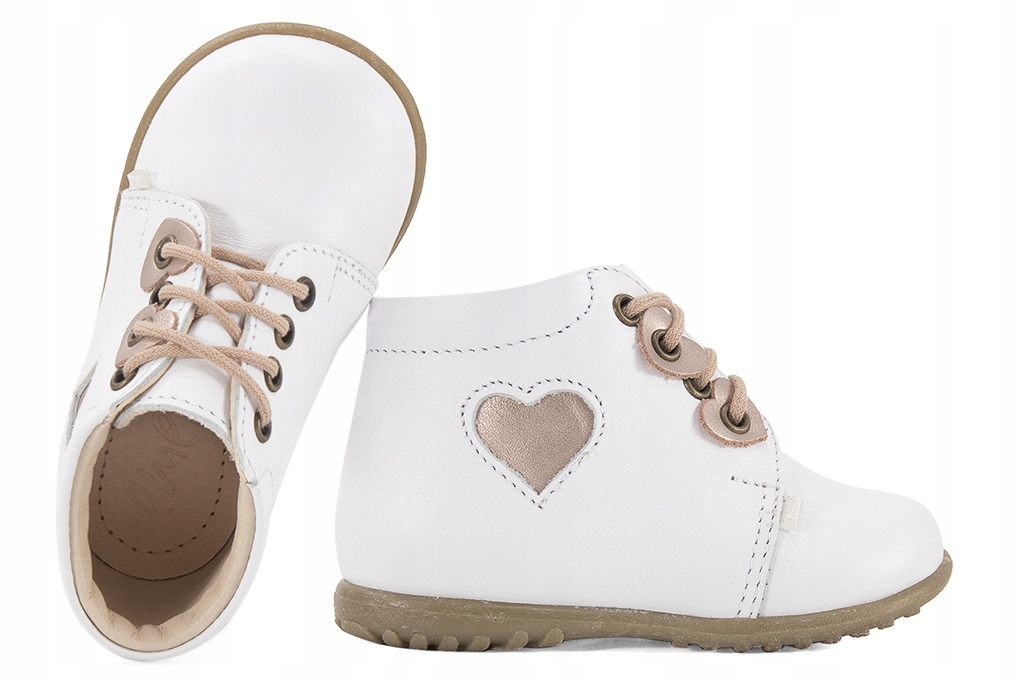 

Emel E2061-24 Trzewiki Półbuty Dziewczęce Biały 25