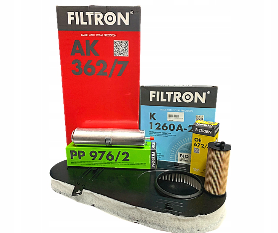 

Zestaw Filtrów Bmw 5 F10 F07 F11 518 520 525 530 D