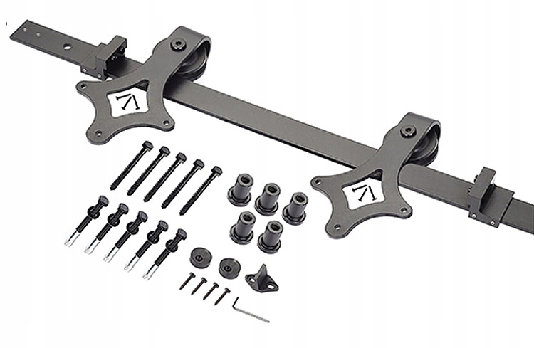 System do drzwi przesuwnych Loft KARO 200cm czarny Marka Tycho