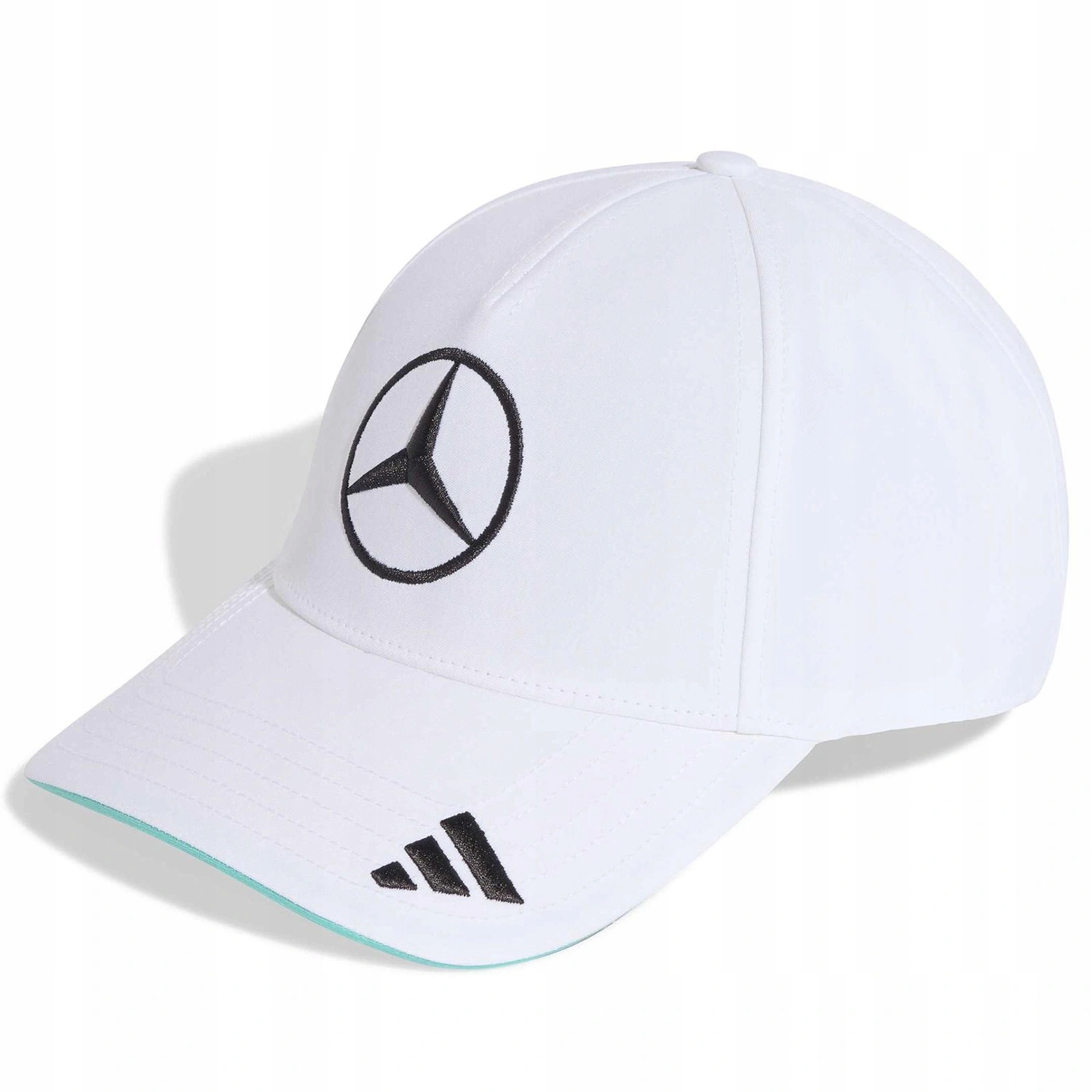 Čepice Mercedes-AMG Petronas F1 adidas 2026 Team bílá