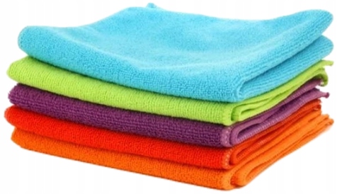 10X ŚCIERKA ŚCIERECZKA Z MIKROFIBRY KUCHENNA DO AUTA OKIEN 32X32cm 220gsm