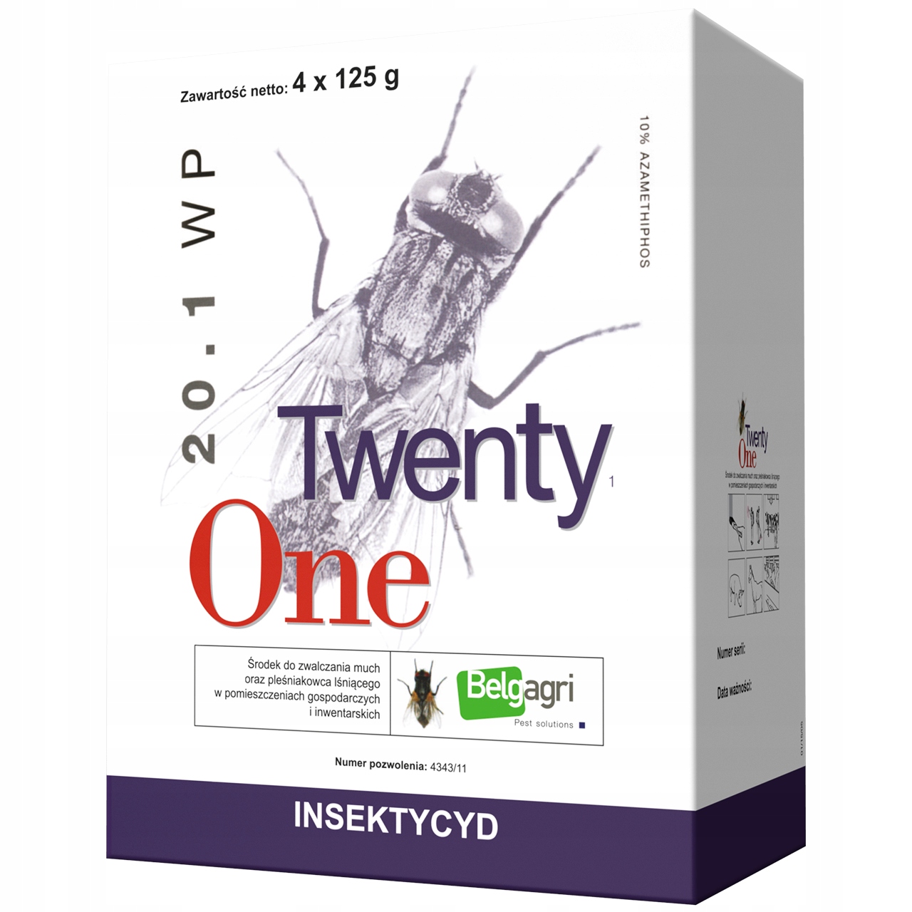 Twenty One oprysk na muchy 4x125g Fregata