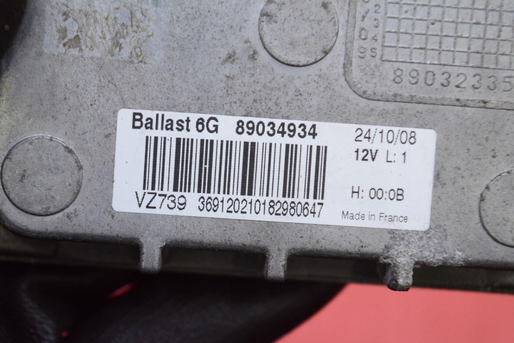 control unit XENON KSENON left 89034934 RENAULT LAGUNA 3 III 07-11