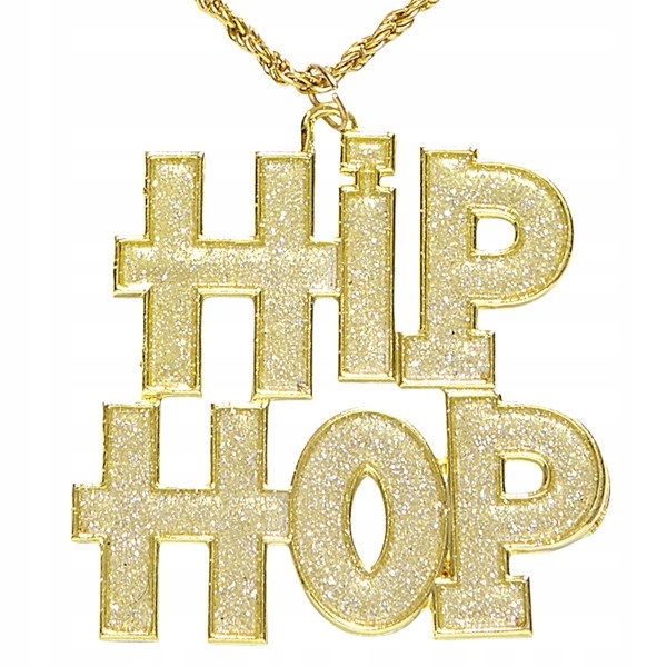 

Naszyjnik Z Napisem Hip Hop Złoty Gangsterski